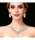 SET721 - Bridal Necklace and Earrings Two-Piece Set